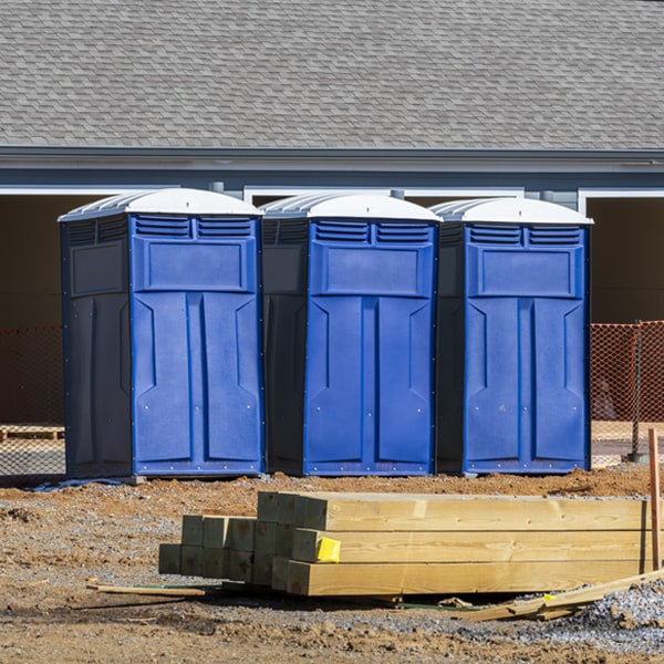 are there any restrictions on where i can place the porta potties during my rental period in Cedar Crest New Mexico